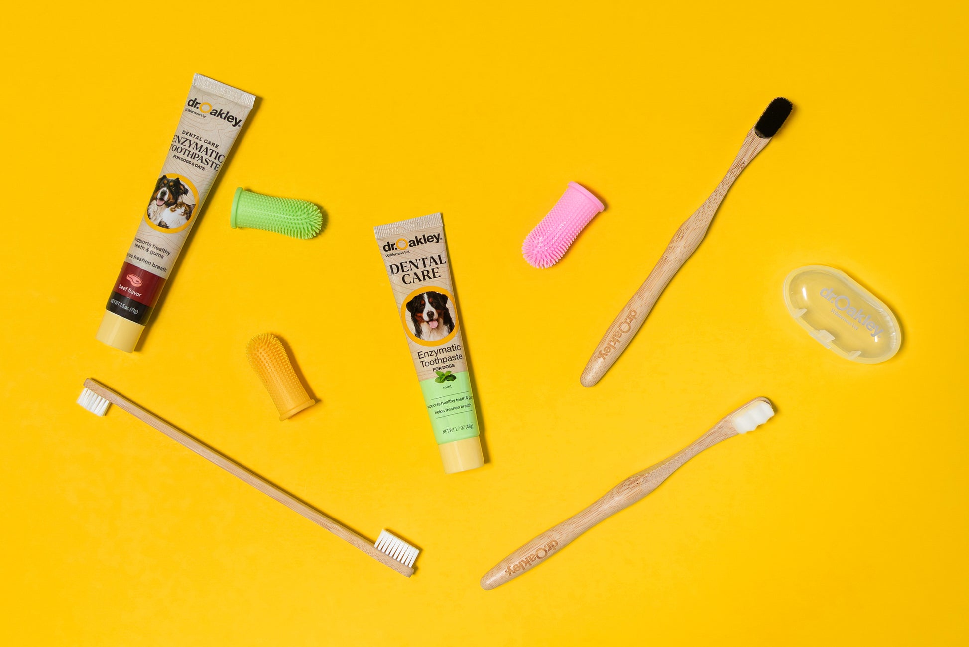 dog toothpaste and toothbrush pet kit