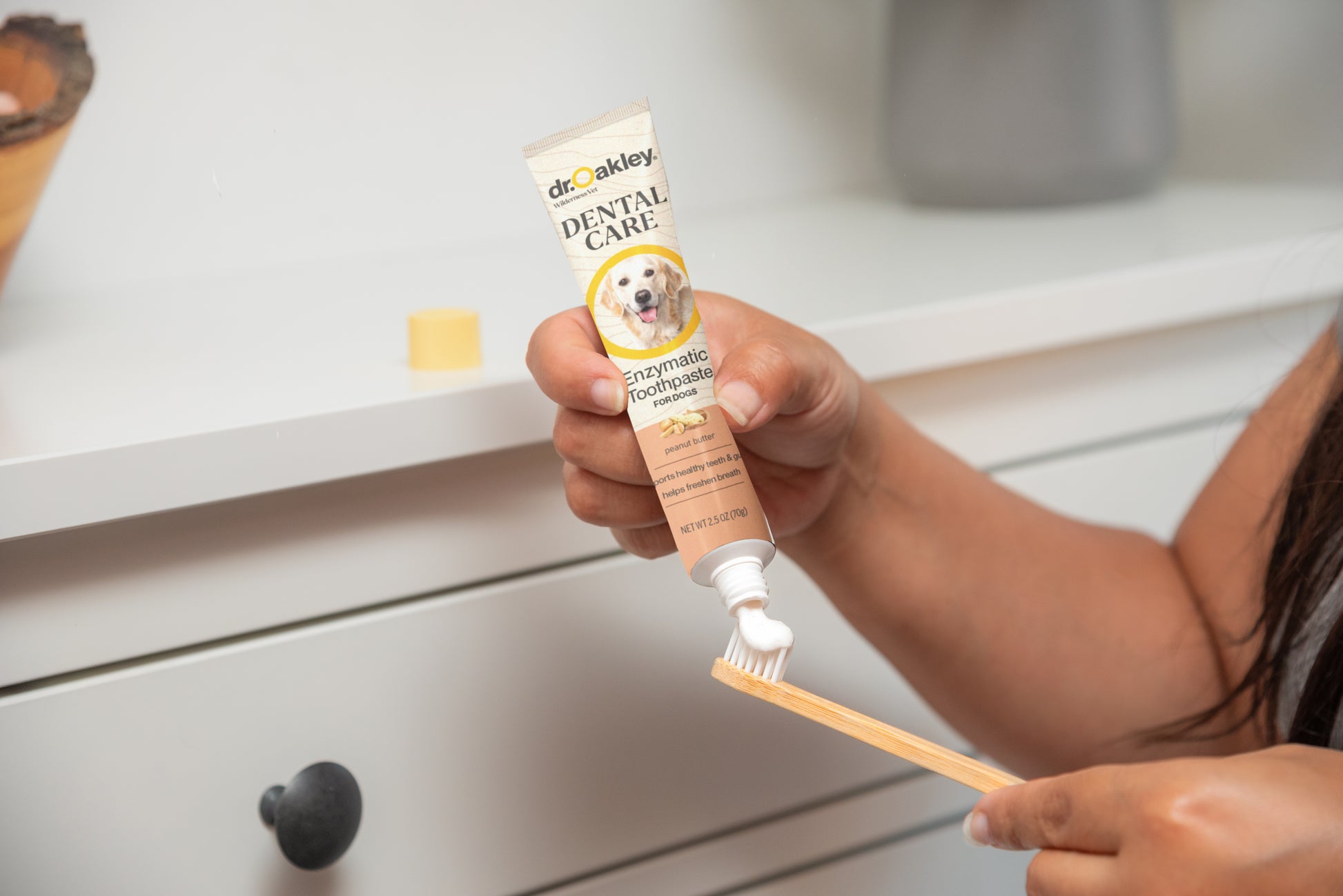 My dog like to eat peanut butter